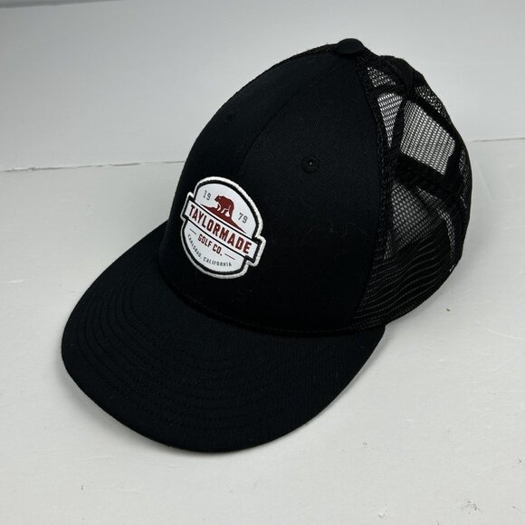 TaylorMade Golf Co Carlsbad California Red Bear Snapback Trucker Hat Cap - Picture 3 of 8
